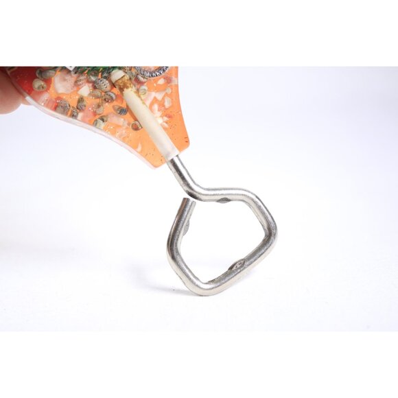 Vintage red heart lucite soda bottle opener P. Vallarta Mexico tourist barwares, - Picture 9 of 10